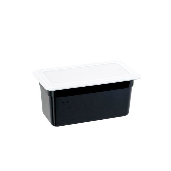 Gastronorm container, polycarbonate, black