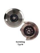 Reinigungsbehälter 10 L Edelstahl 1 Fitting nach Wahl