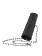 Tap stopper silicone with chain - black