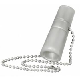 Tap stopper silicone with chain - silver-colored