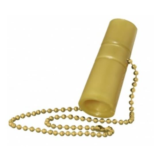Tap stopper silicone with chain - gold colored