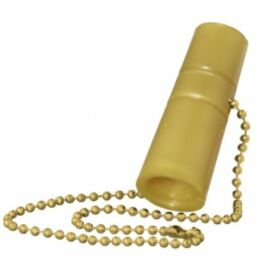 Tap stopper silicone with chain - gold colored