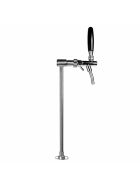 Stainless steel dispensing column as keg attachment (also available with compensator)