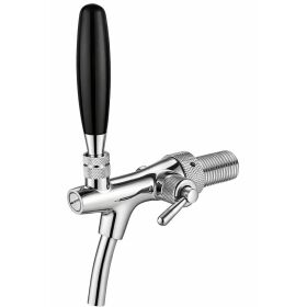 Edelstahl Kegschanksäule mit Kompensatorschankhahn