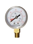 Content manometer for pressure reducer 0-250 / 30bar connection 1/4 "