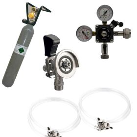 Accessory set for dispensing systems 500 gr CO² + Kombikeg