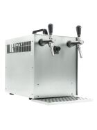 2-line dispenser "beer case" 60l / h complete set with CO², clock, hoses & keg