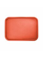 Fast food tray 250 x 350 mm, red