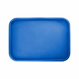 Fast food tray 250 x 350 mm, blue