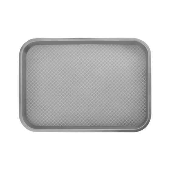 Fast food tray 250 x 350 mm, gray