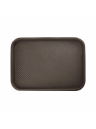 Fast food tray 250 x 350 mm, brown