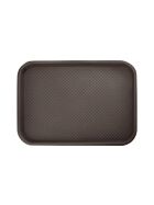 Fast food tray 250 x 350 mm, brown