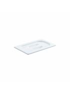 GN lid, polycarbonate, white, for GN 1/4 containers