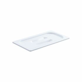GN lid, polycarbonate, white, for GN 1/3 containers