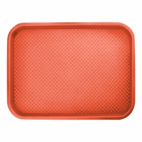 Fast food tray 300 x 400 mm, red