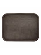 Fast food tray 300 x 400 mm, brown