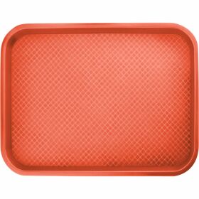Fast food tray 350 x 450 mm, red