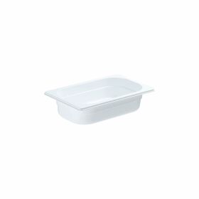Gastronorm container, polycarbonate, white, GN 1/4 (65 mm)