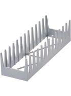 Plate holder for insertion into a universal basket 400 x 400 mm