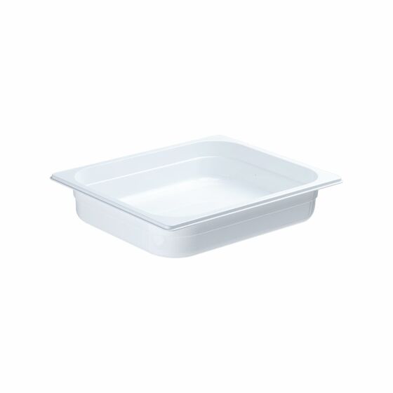 Gastronorm container, polycarbonate, white, GN 1/2 (65 mm)