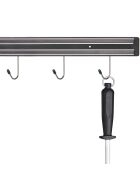 Magnetic knife holder with 5 hooks l = 450 mm