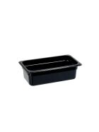 Gastronorm container, polycarbonate, black, GN 1/3 (150 mm)
