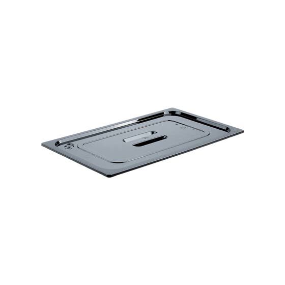 GN-Deckel, Polycarbonat, schwarz, für GN 1/1 Behälter