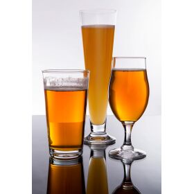 Beer tulip with calibration mark at 0.3 liters