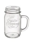 Quattro Stagioni glass beaker without lid, 0.415 liters