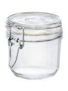 FIDO preserving jar with clip lock and rubber ring 0.35 liters