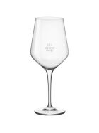 Wine glass with calibration mark at 0.2 liters