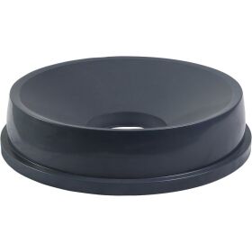Lid with filling opening for trash can 120 liters black