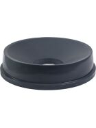 Lid with filling opening for trash can 120 liters black