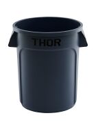Trash can 75 liters black