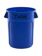 Trash can 120 liters blue
