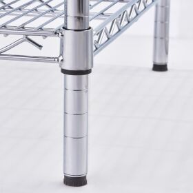Storage rack made of chrome steel 1220x455x1800 mm