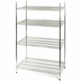 Storage rack made of chrome steel 1220x455x1800 mm