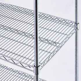 Storage rack made of chrome steel 1525x610x1800 mm