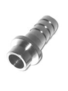 Beer or CO² hose nozzle "straight" made of stainless steel 10 mm