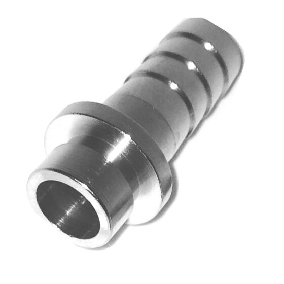 Beer or CO² hose nozzle "straight" made of 7 mm stainless steel