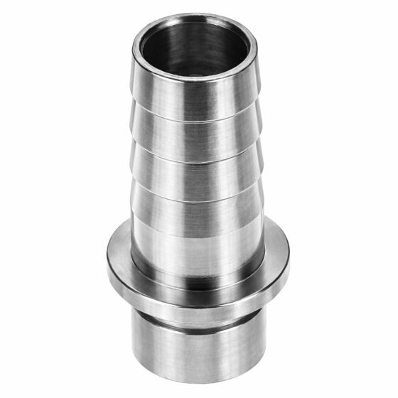Beer or CO² hose nozzle "straight" made of 7 mm stainless steel