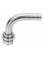 Beer or CO² hose nozzle "bent" made of 7 mm stainless steel