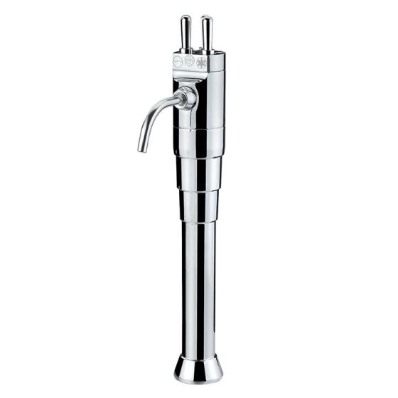Aqua-Säule "Xenia" verchromt 3-leitig mit Hebel