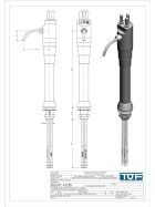 Aqua-Säule "Xenia" verchromt 3-leitig mit Hebel