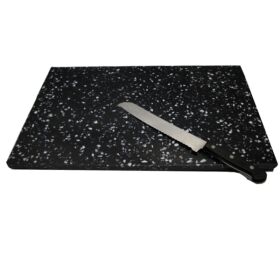 Black / white cutting board 38.5 x 38.5 cm