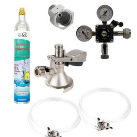 Accessory set for dispensing systems 425 gr soda cylinder conversion kit + flat cone