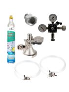 Accessory set for dispensing systems 425 gr soda cylinder conversion kit + flat cone