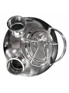 Reinigungsbehälter 10 L Edelstahl für 2 Fittinge