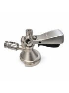 Flach Zapfkopf Ausgang seitlich mit geringer Aufbauhöhe