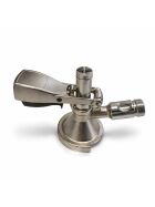 Flach Zapfkopf Ausgang seitlich mit geringer Aufbauhöhe